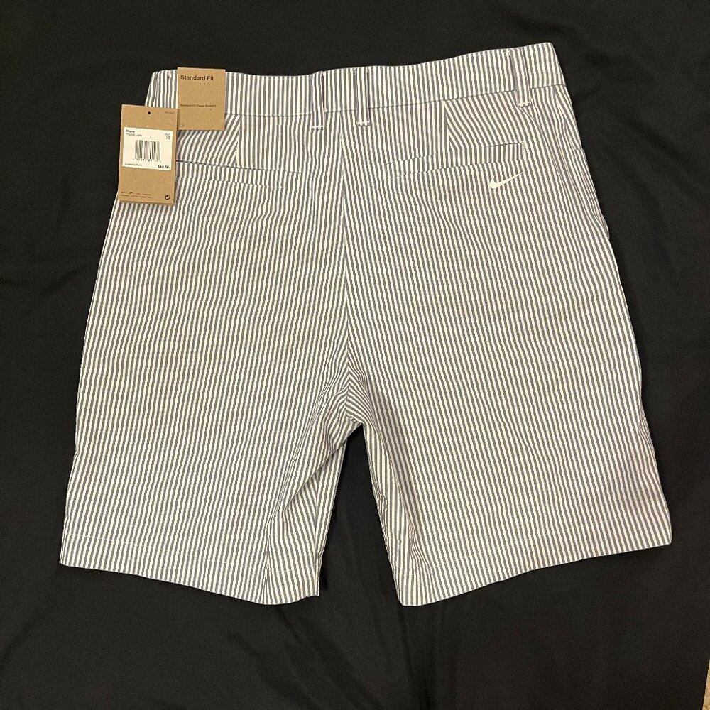 Nike Dri-Fit Striped Blue/White Gold Shorts, Standard fit